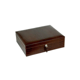 CROCO BROWN CIGAR HUMIDOR - BRIZARD & CO.