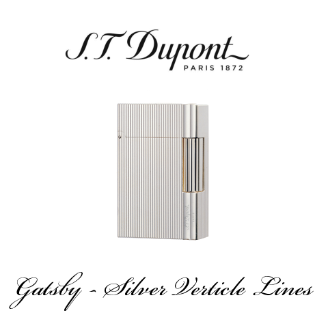S.T. DUPONT GATSBY  [Silver Verticle Lines]