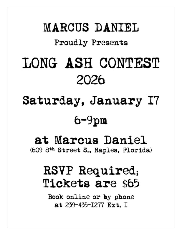 Long Ash Contest <br> Entry Fee