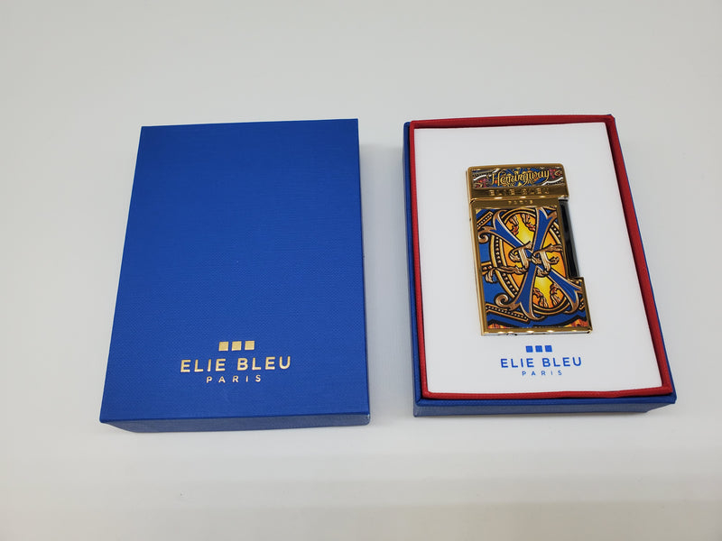ELIE BLEU<br>OPUS X<br>HEMINGWAY<br>LIMITED EDITION<br>TORCH LIGHTER