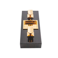 MACCARRONE<br>MACASSAR EBONY DOUBLE ASHTRAY