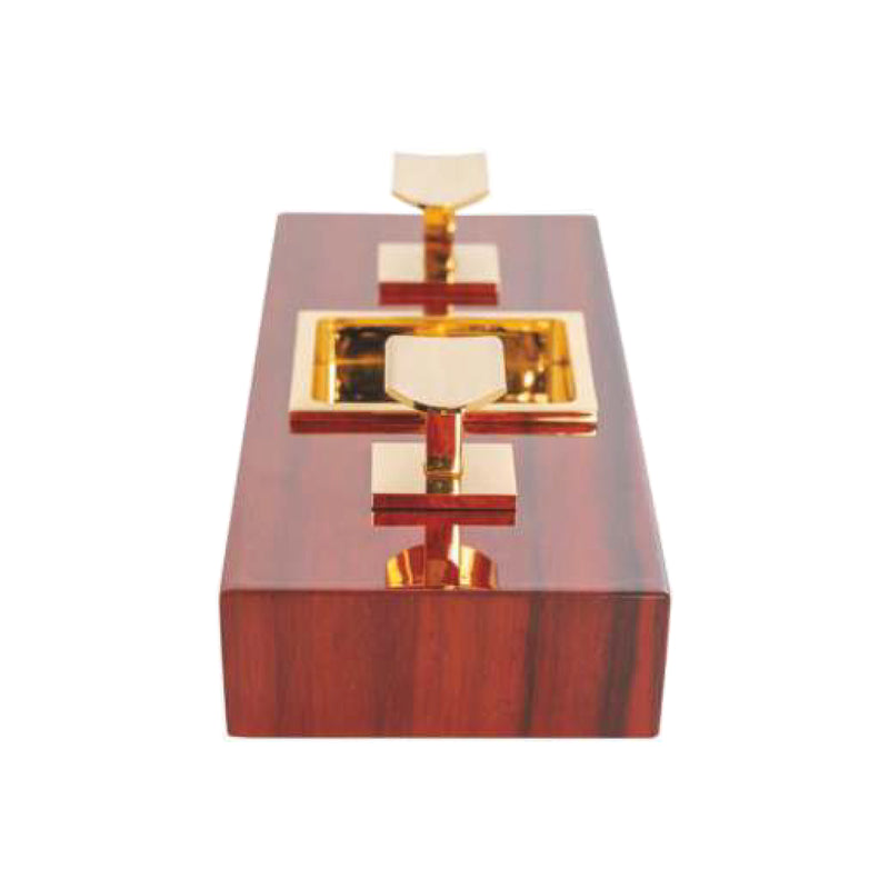 MACCARRONE<br>PADUKA <br> DOUBLE ASHTRAY
