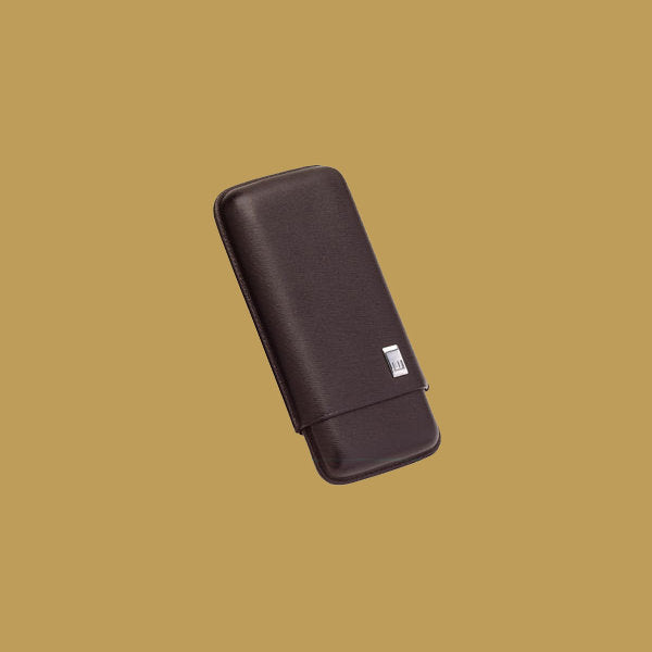 DUNHILL <br> LEATHER CIGAR CASE <br> (SIDECAR)
