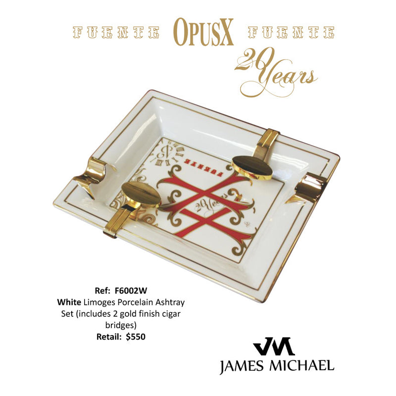 JAMES MICHAEL <br> OPUS X <br> ASHTRAY <br> [White]