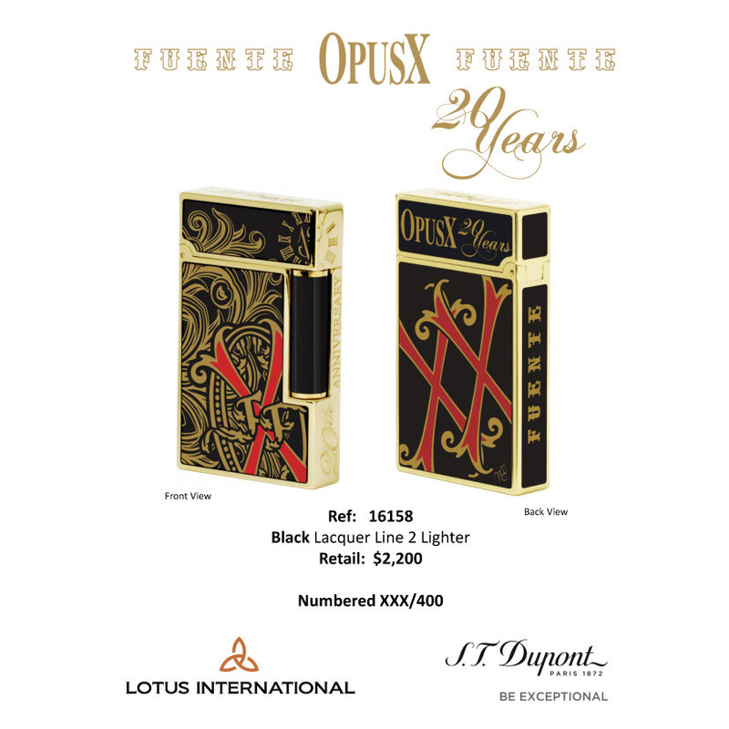 S.T. DUPONT <br> OPUS X <br> LIGNE 2 <br> [Black Lacquer]
