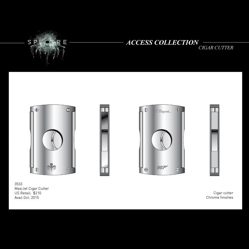S.T. DUPONT <br> JAMES BOND <br> SPECTRE CUTTER <br> [Chrome]