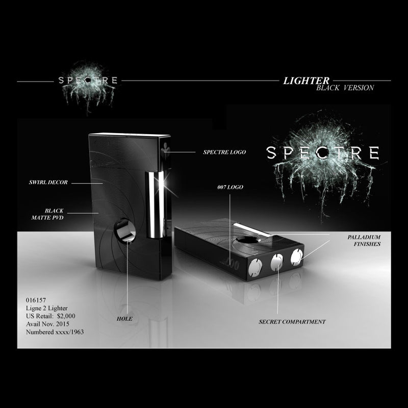 S.T. DUPONT <br> JAMES BOND <br> SPECTRE LIGNE 2 <br> [Black]