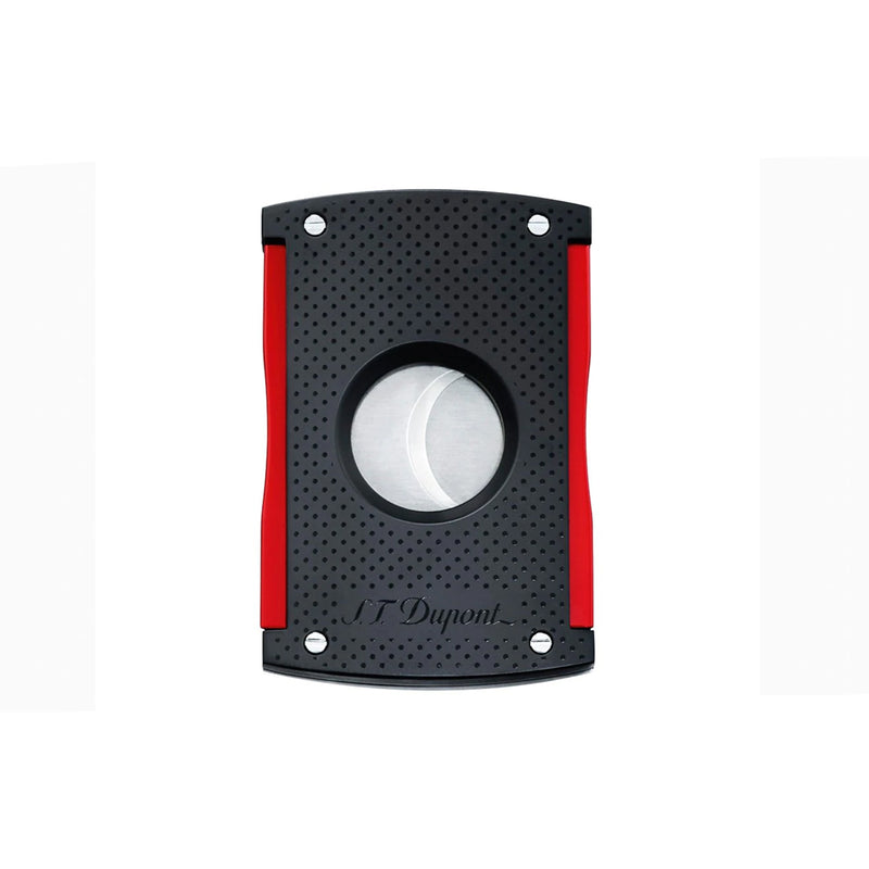 S.T. DUPONT <br> MAXIJET CUTTER <br> PUNCHED BLACK