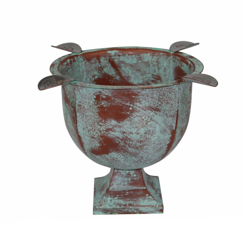 STINKY <br> BOX PRESSED <br> CIGAR ASHTRAY <br> PATINA