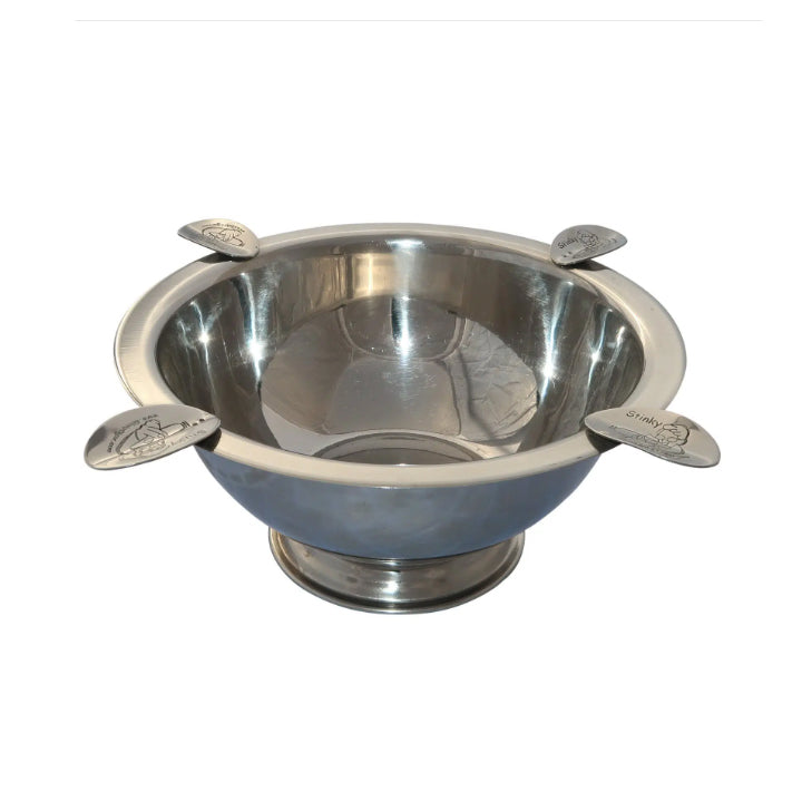 STINKY <br> ORIGINAL <br> CIGAR® ASHTRAY <br> STAINLESS STEEL