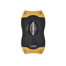 Load image into Gallery viewer, colibri-v-cut-cigar-cutter-black-gold