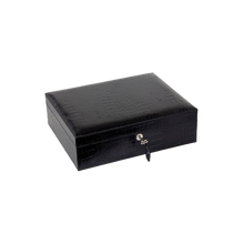 Load image into Gallery viewer, CROCO BLACK <br> CIGAR HUMIDOR <br> BRIZARD &amp; CO.
