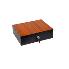 Load image into Gallery viewer, SUNRISE BLACK &amp; ROSEWOOD CIGAR HUMIDOR