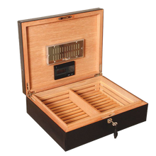 Load image into Gallery viewer, SUNRISE BLACK &amp; ROSEWOOD CIGAR HUMIDOR