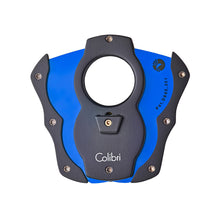 Load image into Gallery viewer, colibri-cut-color-coated-blade-cigar-cutter-blue-open