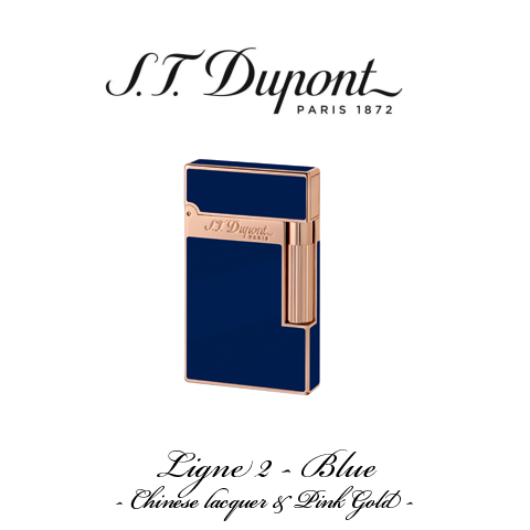 S.T. DUPONT <br> LIGNE 2 <br> [Blue - Pink Gold]