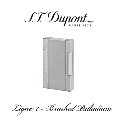 S.T. DUPONT <br> LIGNE 2 <br> [Brushed Palladium - Textured]