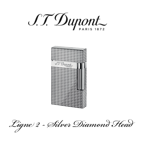 S.T. DUPONT LIGNE 2  [Silver Diamond Head]