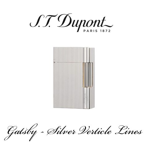 S.T. DUPONT GATSBY [Silver Verticle Lines]